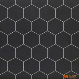 Black Geometric Tile Code36648