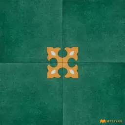 Green Athangudi Tile Code36288