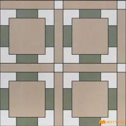Framed Beige Moroccan Tile Code40755