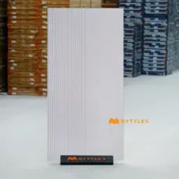 Grey Split Panel Reeded Wall Tile Code40367