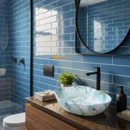 Blue Wash Basin Code31912