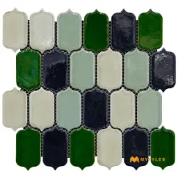 Arbor Green Lantern Mosaic Tile Code39276