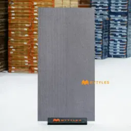 Grey Split Panel Fluted Wall Tile Code40365