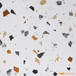 White Terrazzo Tile Code37679