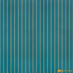 Sea Blue Gold Slatted Ceramic Textured Wall Tile Code40044