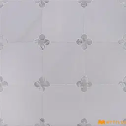 White Silver Shell Inlay Moroccan Tile Code40406 300x300mm