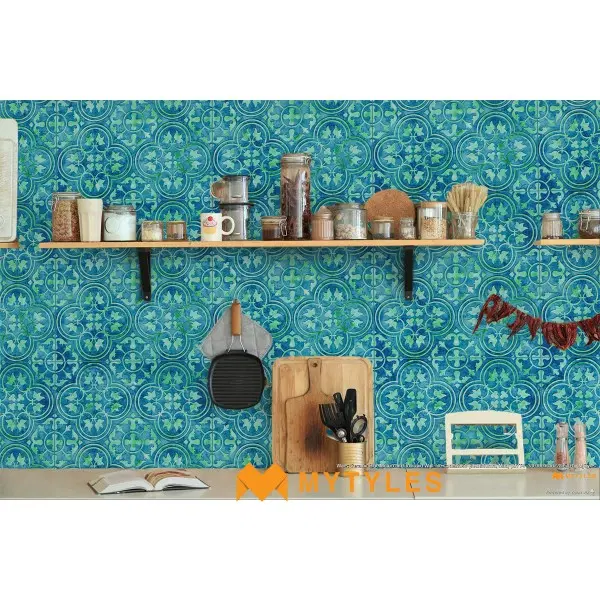 Buy 12x12 in Blue Moroccan Tile code28058 Online |