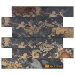 Molten Copper Black Rustic Tile Code40666