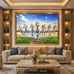 7 Horses Poster Tile Code32855
