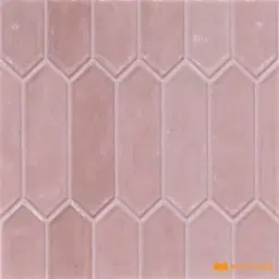 Mauve Pink Picket Geometric Wall Tile Code39453