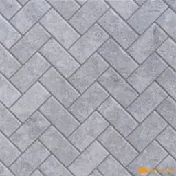 Brick Weave Gray Digital Parking Tile Code39132 