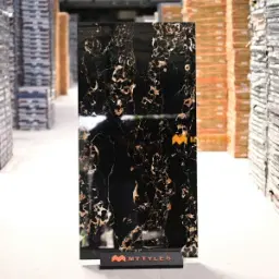 Black Vitrified Tile Code37481