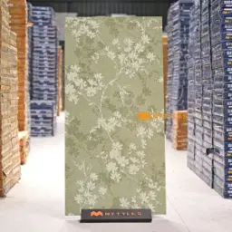 Biophilic Blossom Green Tile Code38908