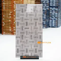Grey Interlocking Endmatch Tile Code40634
