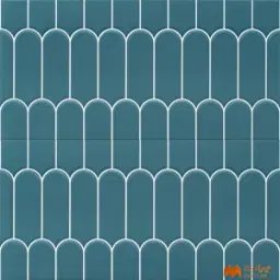 Blue Geometric Tile Code37851