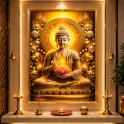 Buddha Poster Tile Code34973