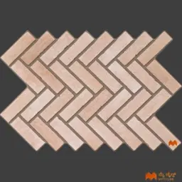 Brown Geometric Tile Code36386