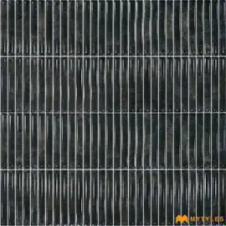 Black Fluted Tile Code35874