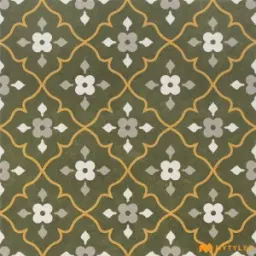 Green Carpet Tile Code36086C