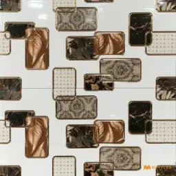 White and Brown Highlighter Tile Code31508