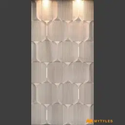 Textured Wave Mural Code35789