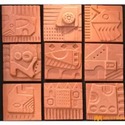 Clay Craft Embossed Tile Code34169