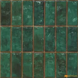 Green Geometric Tile Code32581