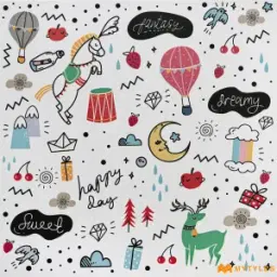 Carnival Doodle Moroccan Tile Code40775