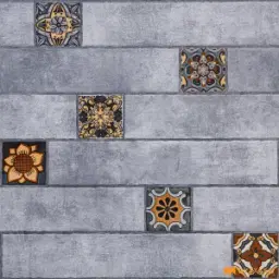 Gray Wooden Tile Code37961