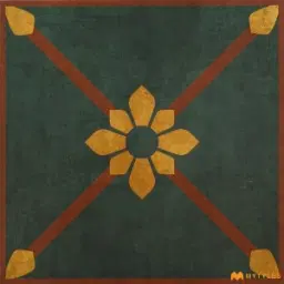 Green Moroccan Tile Code34999
