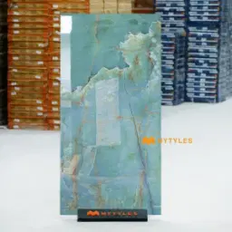 Celadon Blue Marble Tile Code40122