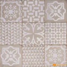 Kasma Blanc Grey Moroccan Tile Code40769