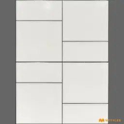 White Geometric Tile Code24760LT