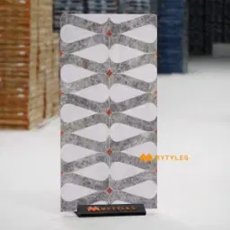 Gray Geometric Tile Code39031
