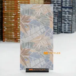 Wild Ashen Grey Tropical Wall Tile Code38945