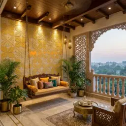 Gold Leaf Matrix Stone Cladding Code41003