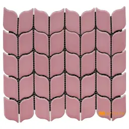 Pink Chevron Mosaic Tile Code39291