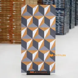 Brown 3D Design Tile Code39035