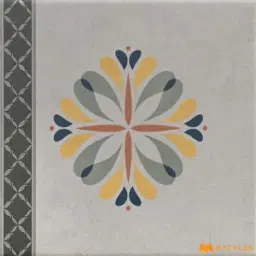 Beige Border Tile Code38648HL3