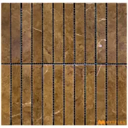 Caramel Brown Kit Kat Mosaic Tile Code39614 