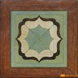 Mahogany Green Medallion Moroccan Tile Code40640 300x300mm