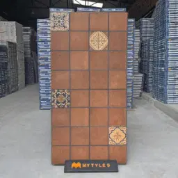 Terracotta Glazed Vitrified Tile Code40368
