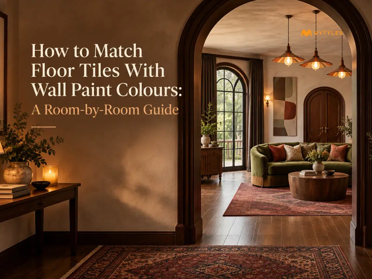 How to Match Floor Tiles With Wall Paint Colours: A Room-by-Room Guide