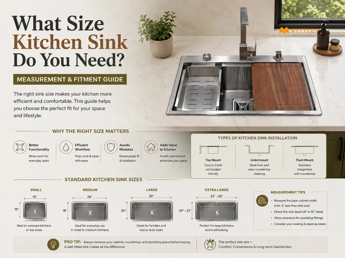 What Size Kitchen Sink Do You Need? Measurement & Fitment Guide