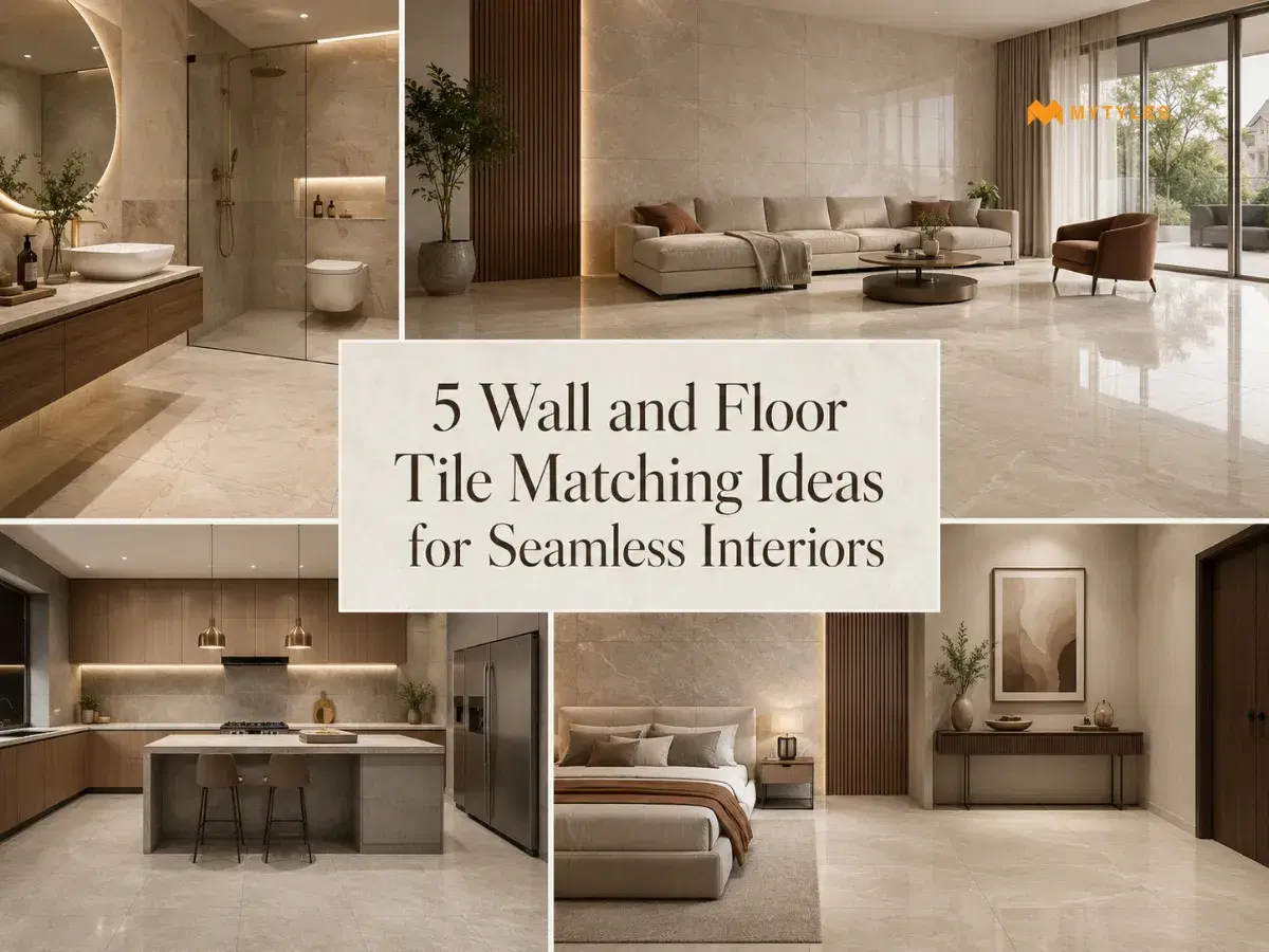 5 Wall and Floor Tile Matching Ideas for Seamless Interiors