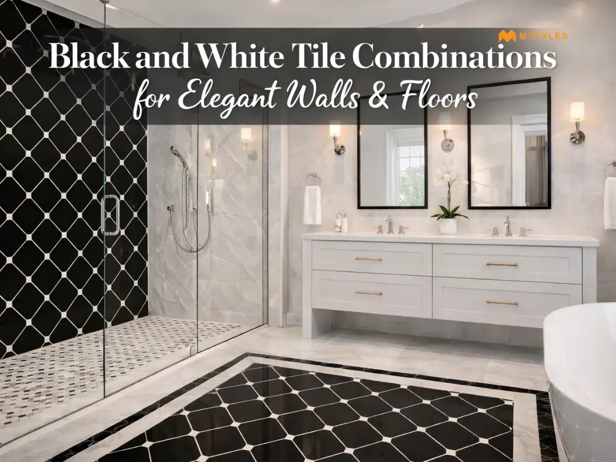 Black and White Tile Combinations for Elegant Walls & Floors