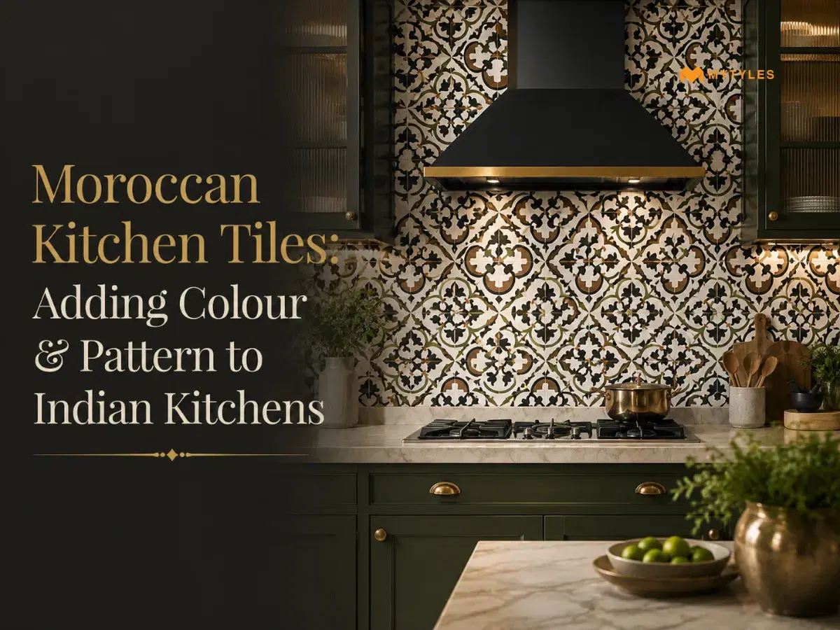 Moroccan Kitchen Tiles: Adding Colour & Pattern to Indian Kitchens