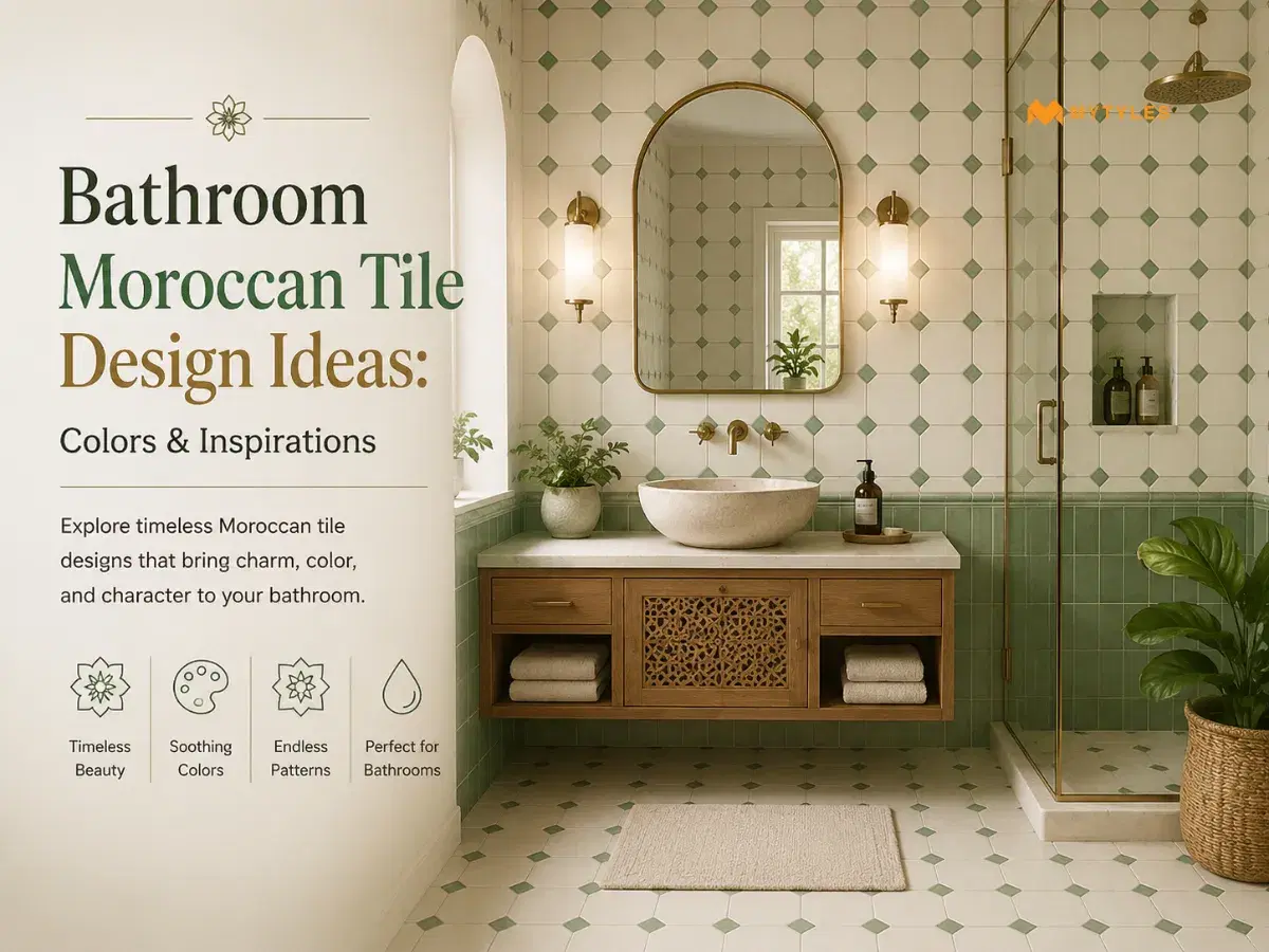 Bathroom Moroccan Tile Design Ideas: Colors & Inspirations