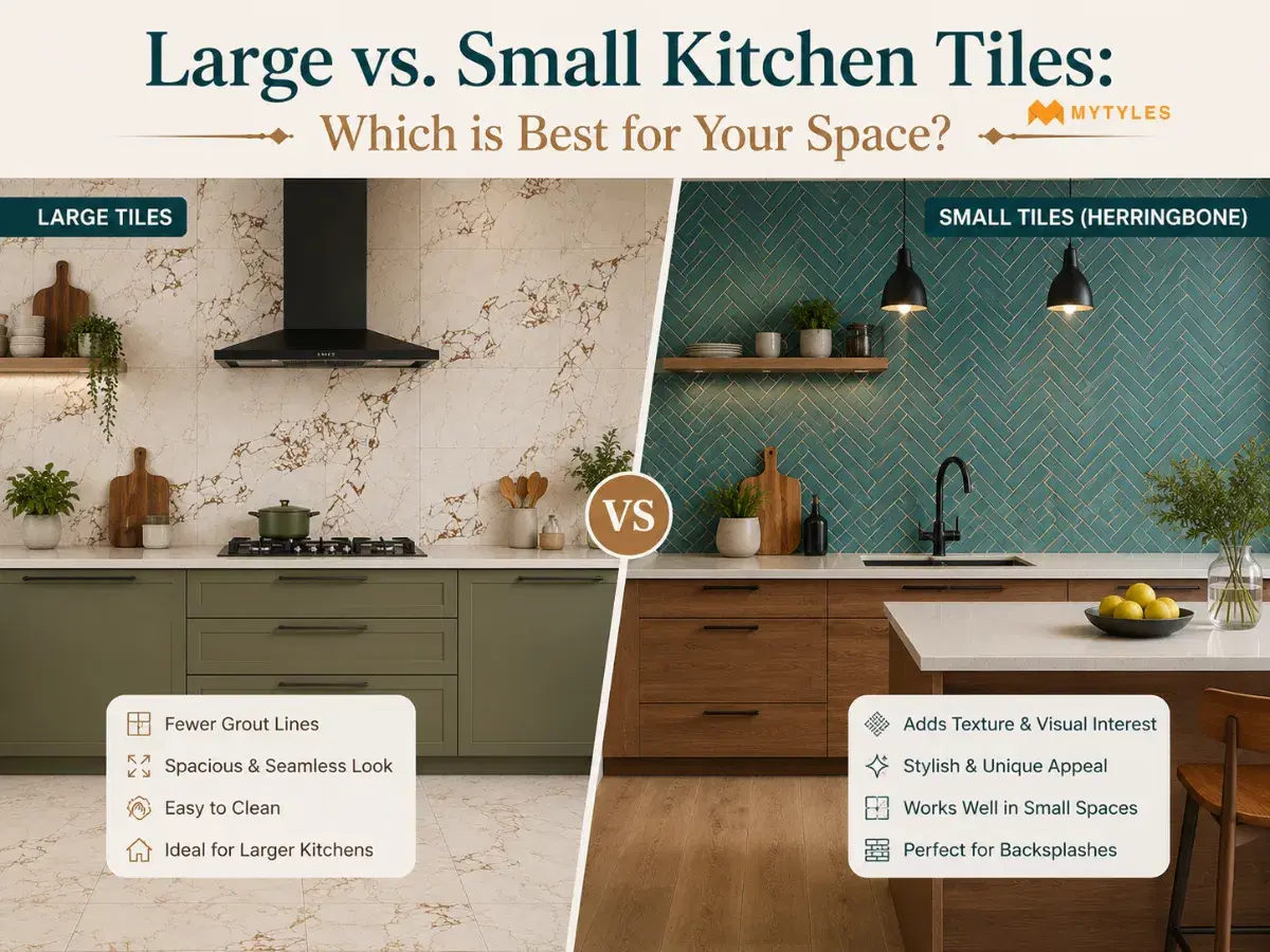 Large vs. Small Kitchen Tiles: Which is Best for Your Space?