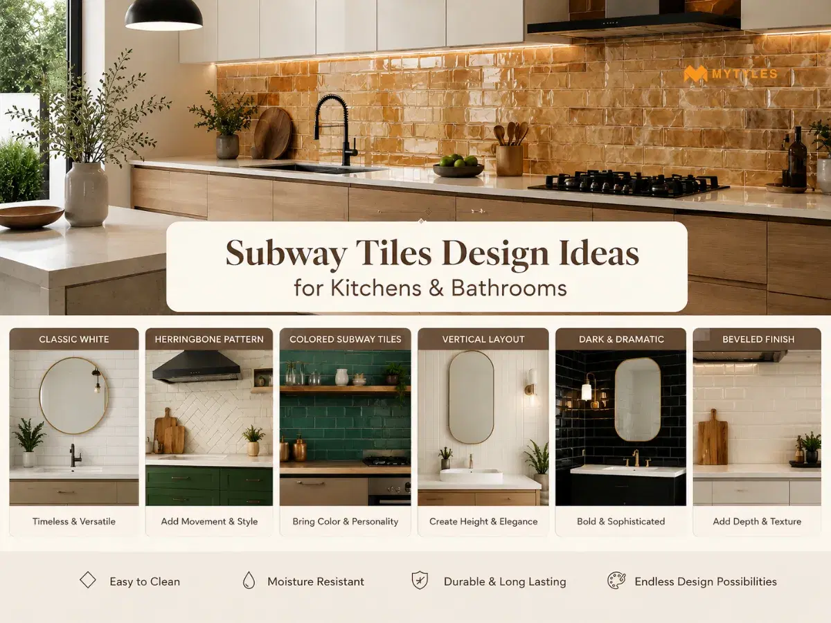 Subway Tiles Design Ideas for Kitchens & Bathrooms